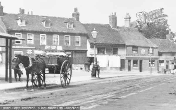 Photo of Northfleet, Shops On The Hill c.1900