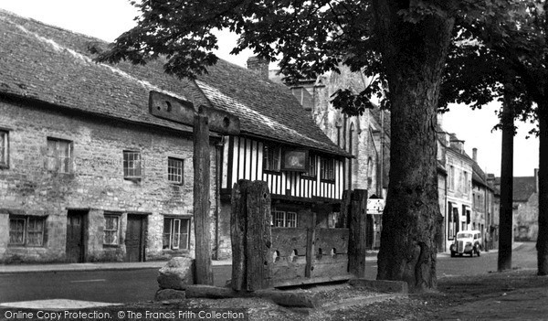 Photo of Northleach, The Stocks c.1955