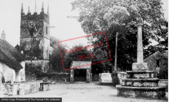 Photo of Northlew, The Church And Cross c.1960