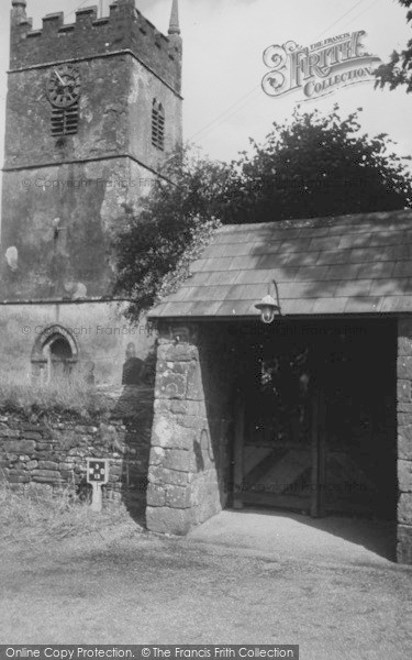 Photo of Northlew, The Church And Lychgate c.1960