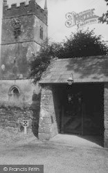 The Church And Lychgate c.1960, Northlew