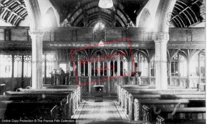 Photo of Northlew, The Church Interior c.1960