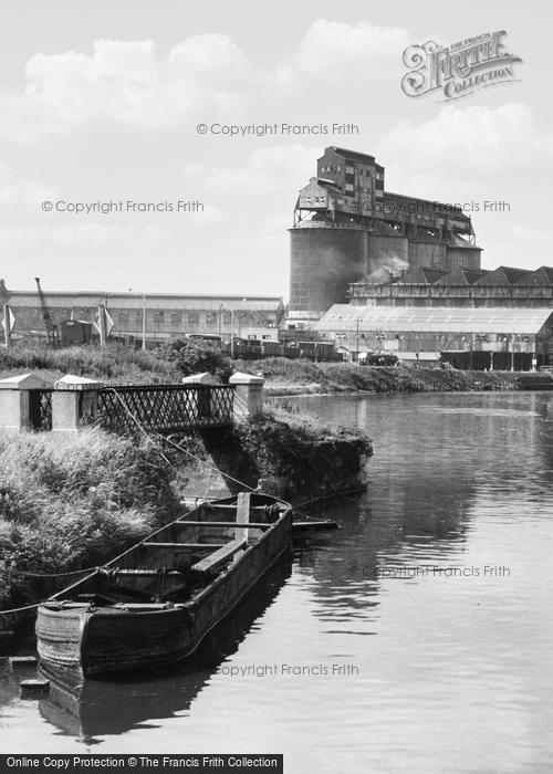 Photo of Northwich, Chemical Works From Winnington Bridge c.1955