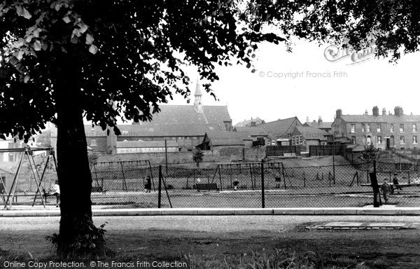 Photo of Northwich, Church Walk Playing Fields c.1955