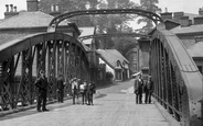 Crossing The Swing Bridge 1900, Northwich