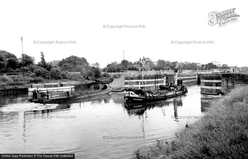Northwich, Hunts Lock c1955