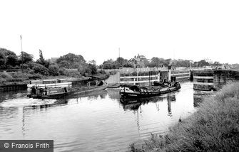 Northwich, Hunts Lock c1955