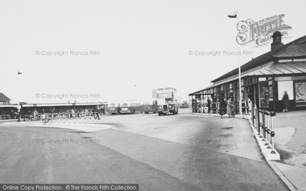 Photo of Northwich, The Bus Station c.1955