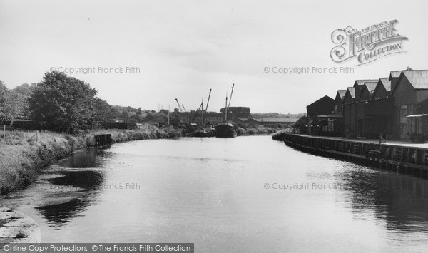 Photo of Northwich, The River Weaver From Winnington Bridge c.1955