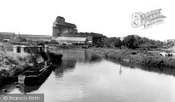 The River Weaver From Winnington Bridge c.1955, Northwich