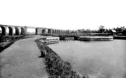 Northwich, the Viaduct and Locks 1898