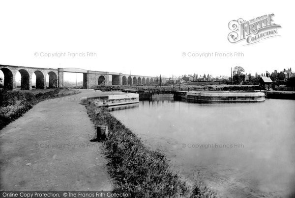Photo of Northwich, the Viaduct and Locks 1898