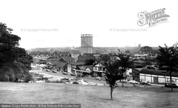 Photo of Northwich, View From Verdin Park c.1965