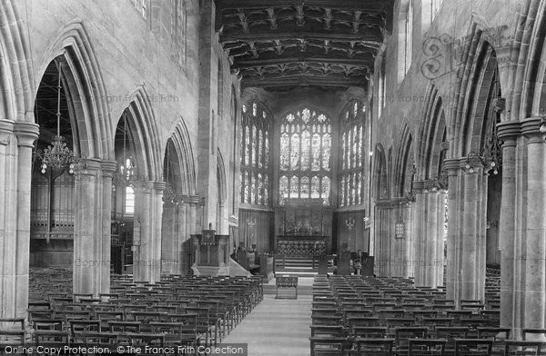 Photo of Northwich, Witton Church Interior 1900