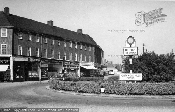 Photo of Northwood Hills, The Circus c.1955