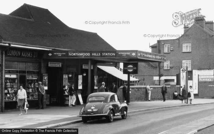 Photo of Northwood Hills, The Underground Station c.1965