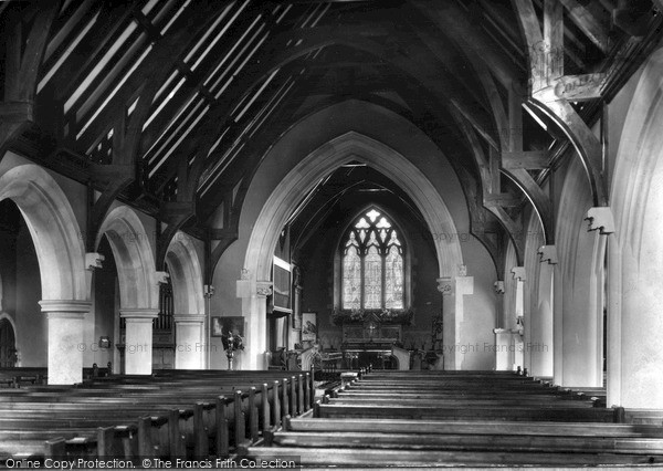 Photo of Northwood, Holy Trinity Church Nave c.1950