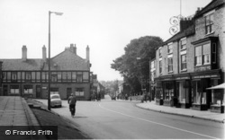 Norton, Commercial And Church Street c.1955, Norton-on-Derwent