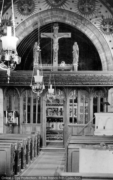 Photo of Norton Fitzwarren, The Church Interior 1888