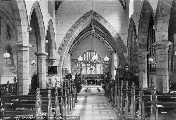 Photo of Norton In Hales, Church Interior 1911