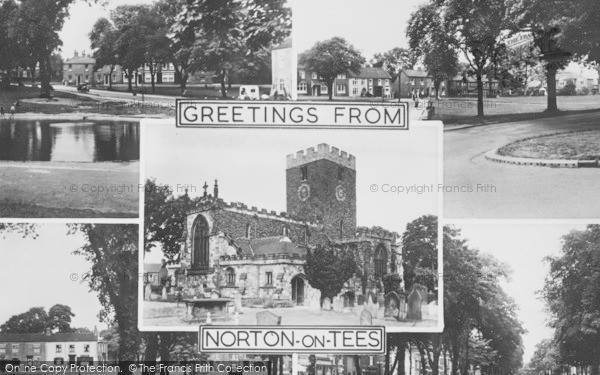 Photo of Norton On Tees, Composite c.1955