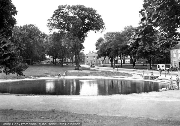 Photo of Norton On Tees, Pond And Village Green c.1955