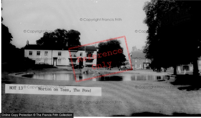 Photo of Norton On Tees, The Pond c.1955