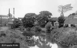 Norton, The River c.1960, Norton-on-Derwent