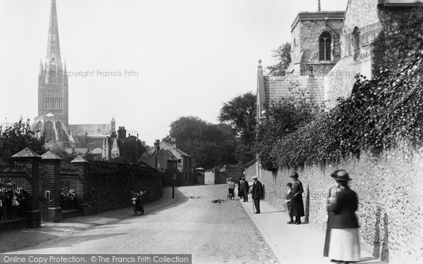 Photo of Norwich, Bishopgate And St Helen's Church 1921