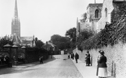 Bishopgate And St Helen's Church 1921, Norwich