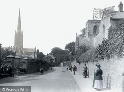 Bishopgate And St Helen's Church 1921, Norwich