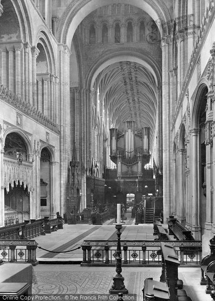 Photo of Norwich, Cathedral Choir West 1919