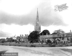 Cathedral From Lower Close 1938, Norwich