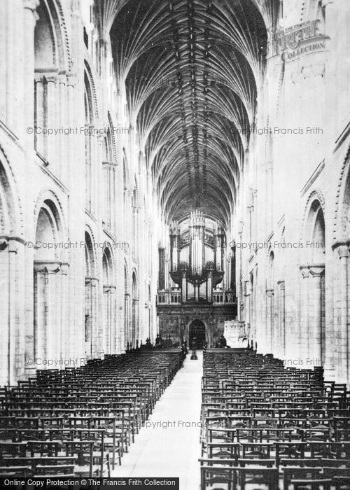 Photo of Norwich, Cathedral Nave c.1935