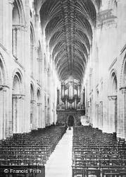 Cathedral Nave c.1935, Norwich