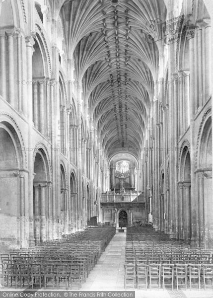Photo of Norwich, Cathedral, Nave East 1891