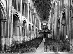 Cathedral, Nave East 1896, Norwich