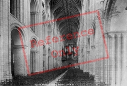 Cathedral, Nave East 1901, Norwich