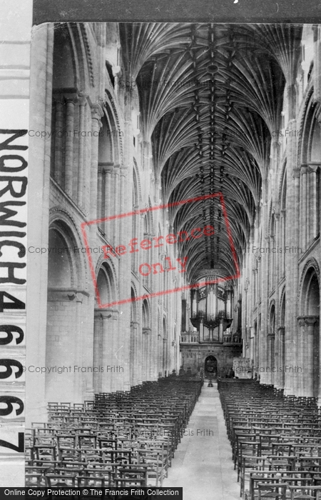 Photo of Norwich, Cathedral, Nave East 1901