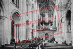 Cathedral, Nave East 1901, Norwich