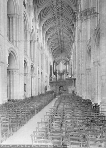 Photo of Norwich, Cathedral, Nave East 1919