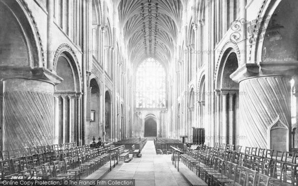 Photo of Norwich, Cathedral, Nave West 1891