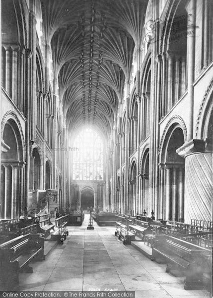 Photo of Norwich, Cathedral, Nave West 1896
