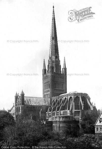 Photo of Norwich, Cathedral South East 1896