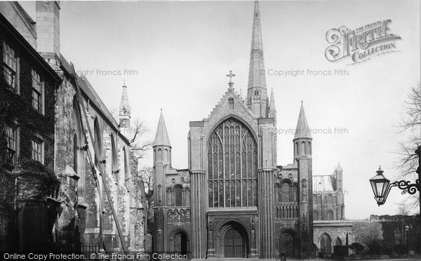 Photo of Norwich, Cathedral West Front 1891