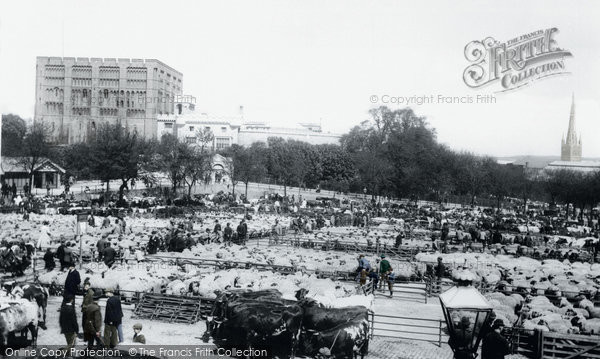 Photo of Norwich, Cattle Market And Castle 1896