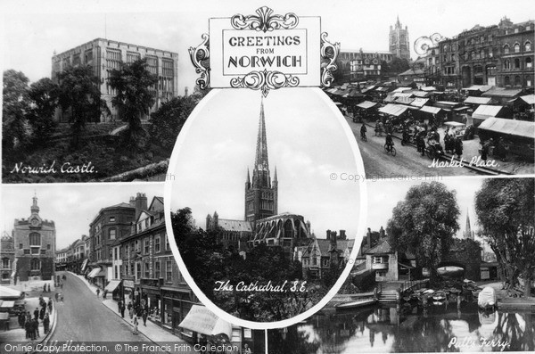 Photo of Norwich, Composite c.1930