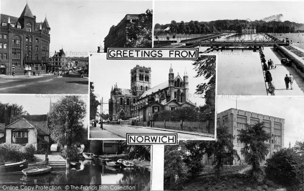 Photo of Norwich, Composite c.1935