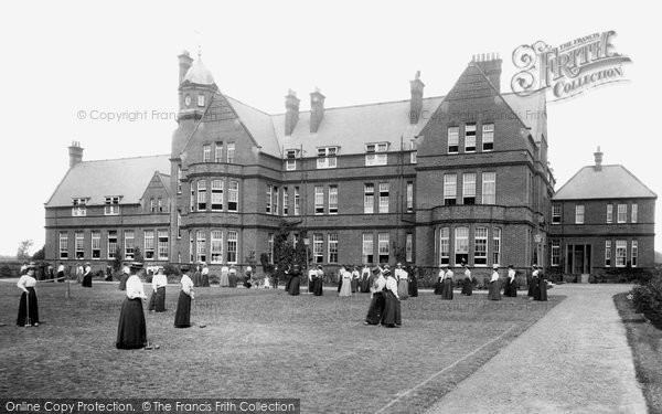 Photo of Norwich, Diocesan Training College For School Mistresses, Playing Croquet 1901