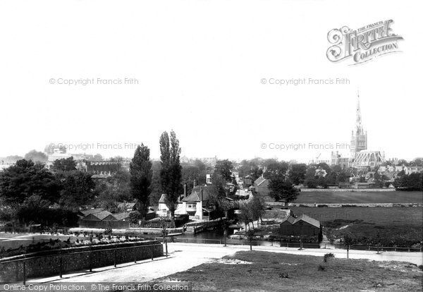 Photo of Norwich, From Above Pull's Ferry 1896